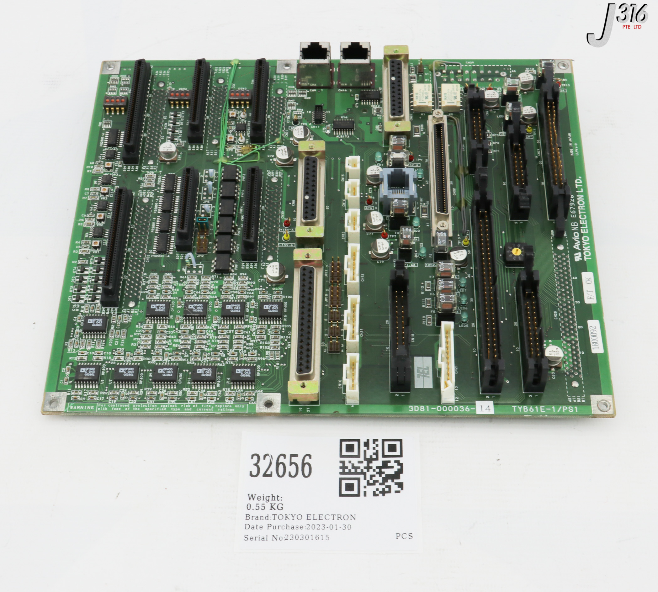ユウ 32656 TOKYO ELECTRON PCB ASSY, TYB61E-1/PS1 3D81-000036-14 | eBay